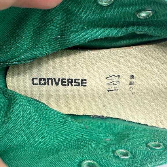 Converse Chuck Taylor All Star Hi 'Monochrome Bosphorus Green Big Kid Size 13.5 - Picture 13 of 13